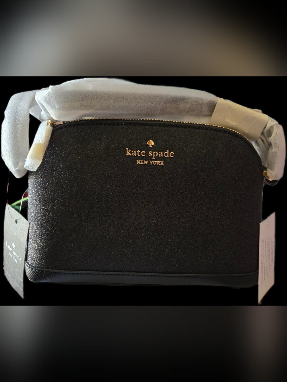 NWT Kate Spade Tinsel Small Dome Crossbody NWT Glitter